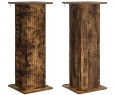 Augalų stovas 2 pcs Dūminio ąžuolo 30,5 x 30 x 80,5 cm