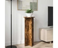 Augalų stovas 2 pcs Dūminio ąžuolo Ø40 x 100 cm