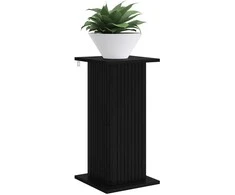 Augalų stovas 2 pcs Juoda 30,5 x 30 x 60,5 cm Apdirbta mediena