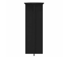 Augalų stovas 2 pcs Juoda Ø40 x 100 cm Apdirbta mediena