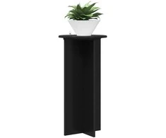 Augalų stovas 2 pcs Juoda 40 x 40 x 80 cm Apdirbta mediena