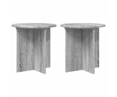 Augalų stovas 2 pcs Pilka sonoma ąžuolo 40 x 40 x 40 cm