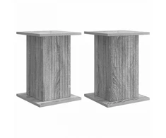 Augalų stovas 2 pcs Pilka sonoma ąžuolo 30,5 x 30 x 43 cm