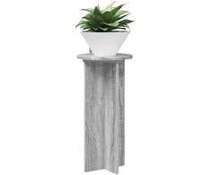 Augalų stovas 2 pcs Pilka sonoma ąžuolo 29,5 x 29,5 x 60 cm
