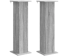 Augalų stovas 2 pcs Pilka sonoma ąžuolo 30,5 x 30 x 100,5 cm