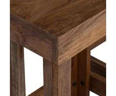 Augalų stovas 2 vnt. Ruda 70 x 11 x 27 cm Mahogany Medis