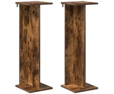 Augalų stovas 2 pcs Rūkytas Ąžuolas 25 x 25,5 x 80,5 cm