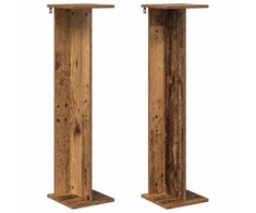 Augalų stovas 2 pcs Senas medis 25 x 25,5 x 100,5 cm