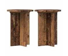 Augalų stovas 2 pcs Sendintos medienos Ø29,5 x 40 cm