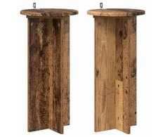 Augalų stovas 2 pcs Sendintos medienos 29,5 x 29,5 x 60 cm