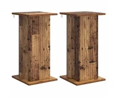 Augalų stovas 2 pcs Sendintos medienos 30,5 x 30 x 60,5 cm