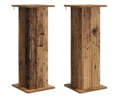 Augalų stovas 2 pcs Sendintos medienos 30,5 x 30 x 80,5 cm