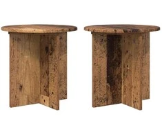 Augalų stovas 2 pcs Sendintos medienos 40 x 40 x 40 cm
