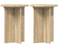 Augalų stovas 2 pcs Sonoma ąžuolas Ø29,5 x 40 cm