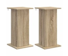Augalų stovas 2 pcs Sonoma ąžuolas 30,5 x 30 x 60,5 cm