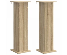 Augalų stovas 2 pcs Sonoma ąžuolas 30,5 x 30 x 100,5 cm