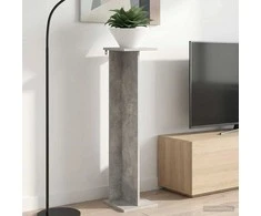 Augalų stovas Betono Pilka 25 x 25,5 x 100,5 cm
