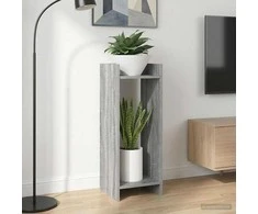 Augalų stovas su lentyna 2 pcs Pilka Sonoma 30 x 30 x 80 cm