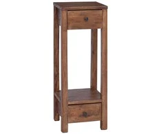 Augalų stovas su stalčių Ruda 30 x 30 x 80 cm Mahogany Medis