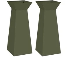 Stulpinis sodinukas 2 pcs Alyvuogių 40 x 40 x 100 cm