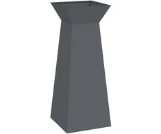 Stulpinis sodinukas Antracitas 40 x 40 x 100 cm