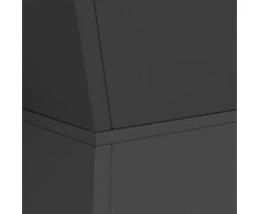 Stulpinis sodinukas Juoda 40 x 40 x 100 cm