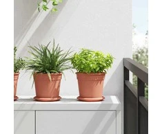 Lova Augalų vazonai 24 pcs Raudona plyta Ø 17 x 14 cm Plastmasė