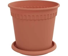 Lova Augalų vazonai 6 vnt. Raudona plyta Plastmasė