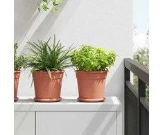 Lova Augalų vazonai 6 pcs Raudona plyta Ø 19 x 16 cm Plastmasė