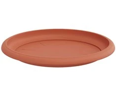 Augalų vazonai 6 vnt. Raudona plyta Ø 22 x 18 cm Plastmasė