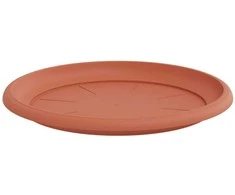 Augalų vazonai 6 vnt. Raudona plyta Ø 39 x 32 cm Plastmasė