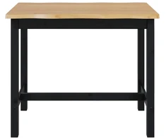 VidaXL Aukštas baro stalas EKAI Juoda 112 x 70 x 91 cm