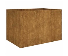 Aukštas sodo lovelis, 120x80x80cm, Corten plienas
