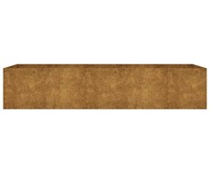 Aukštas sodo lovelis, 200x80x40cm, Corten plienas
