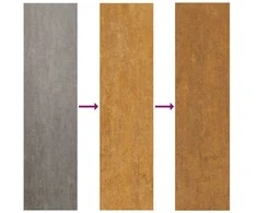 Aukštas sodo lovelis, 200x80x80cm, Corten plienas