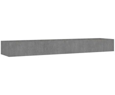 Aukštas sodo lovelis, 360x80x40cm, Corten plienas