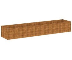 Aukštas sodo lovelis, 479x100x69cm, Corten plienas