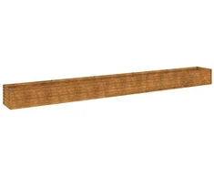 Aukštas sodo lovelis, 482x50x36cm, Corten plienas