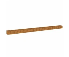 Aukštas sodo lovelis, 770x50x36cm, Corten plienas