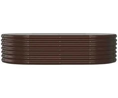 Aukštas sodo lovelis, rudas, 152x80x36cm, plienas