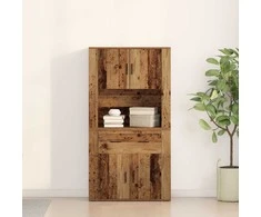 Highboardas Sena mediena 80 x 33 x 150 cm Apdirbta mediena