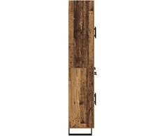 Aukštas spintelė 2 pcs Senovinis medis 69,5 x 34 x 180 cm