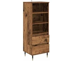Aukštas spintelė su stalčių Senovinis medis 40 x 36 x 110 cm