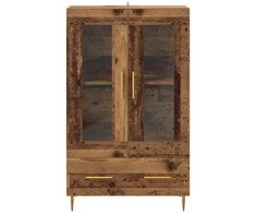 Aukštas spintelė su stalčių Senovinis medis 69,5 x 31 x 115 cm