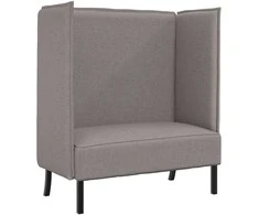 Aukštos nugaros sofa 101cm Taupe audinys