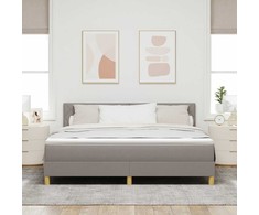 Kiemas lova su pagalve Tortora 180 x 200 cm audinys