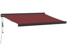 Automatinė ištraukiama markizė, bordo spalvos, 300x250cm