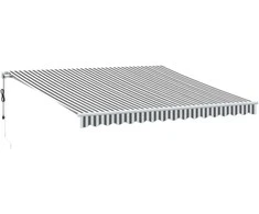 Automatinė ištraukiama markizė, antracito ir balta, 400x350cm