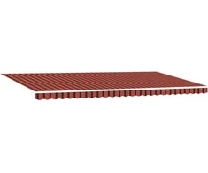 Ištraukiama markizė oranžinė ir ruda 600 × 350 cm