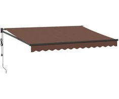 Automatinė ištraukiama markizė, rudos spalvos, 350x250cm